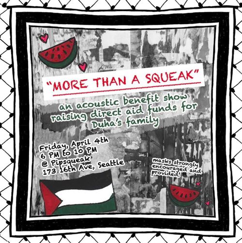 "MORE THAN A SQUEAK": AN ACOUSTIC BENEFIT SHOW