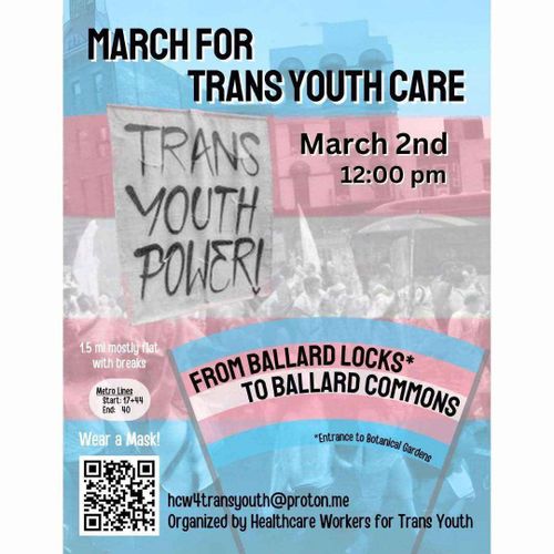 MARCH FOR TRANS KIDS' CARE