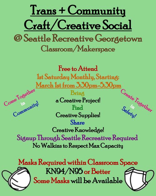 Trans+ Community Craft Social