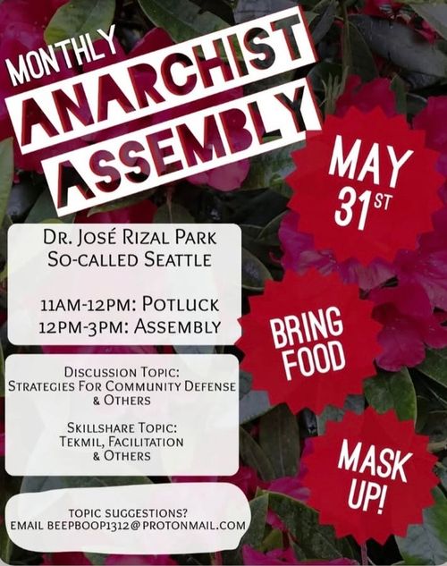 MONTHLY ANARCHIST ASSEMBLY