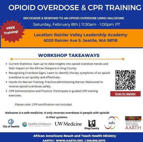 OPIOID OVERDOSE & CPR TRAINING